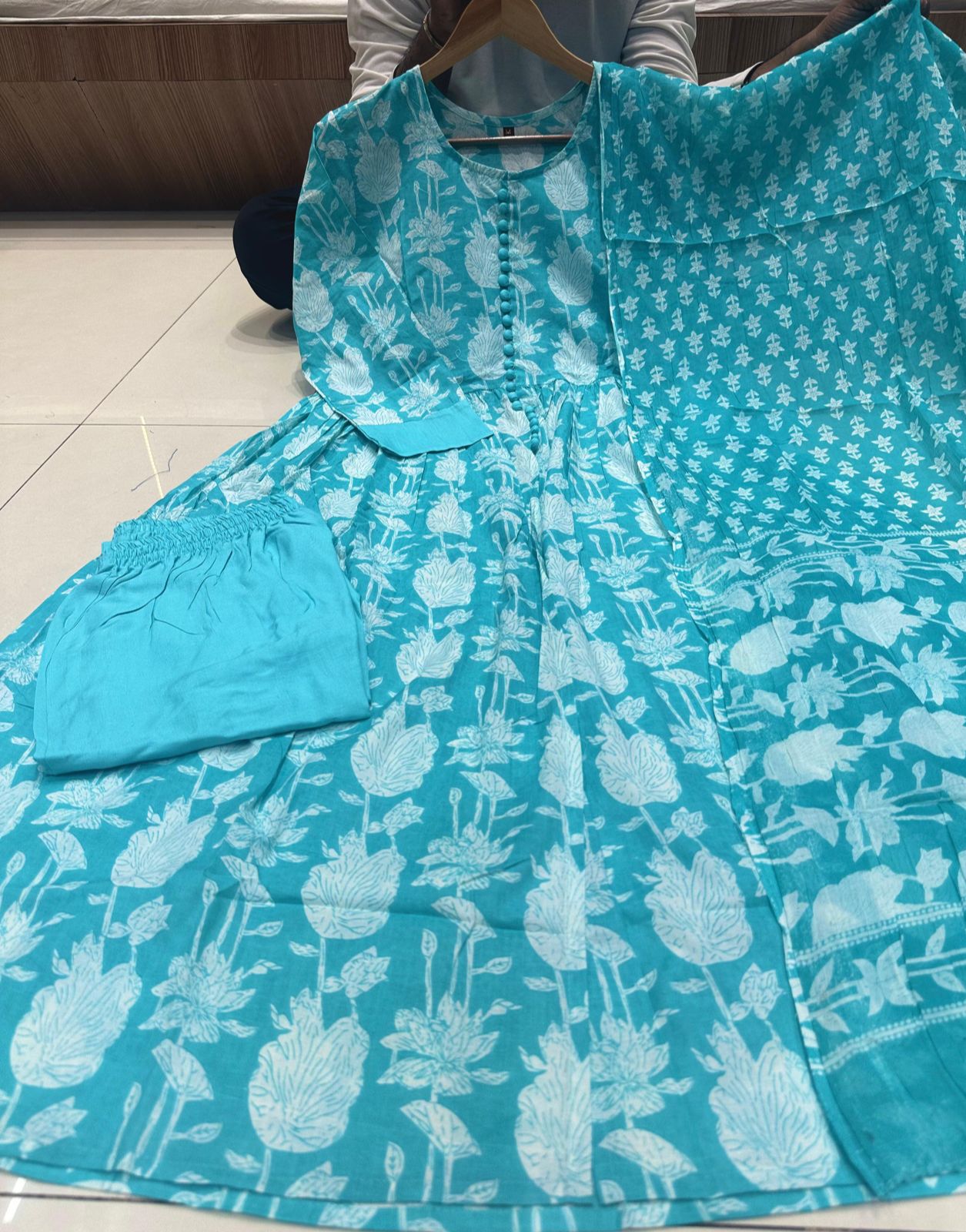 Vt Designer Cotton Printed Kurti With Bottom Dupatta Wholesale Price In Surat
